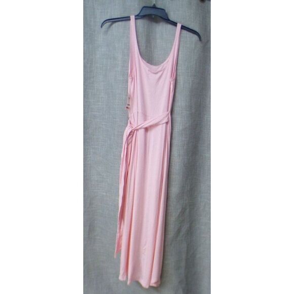 And Now This Trendy Plus Size Side-Tie Midi Dress, Candy Pink, Sz. OX - Picture 5 of 9